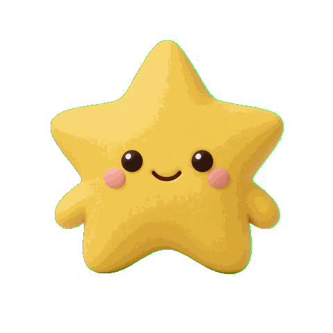 Transparent looping overlay GIF of the mascot waving in an OBS stream scene